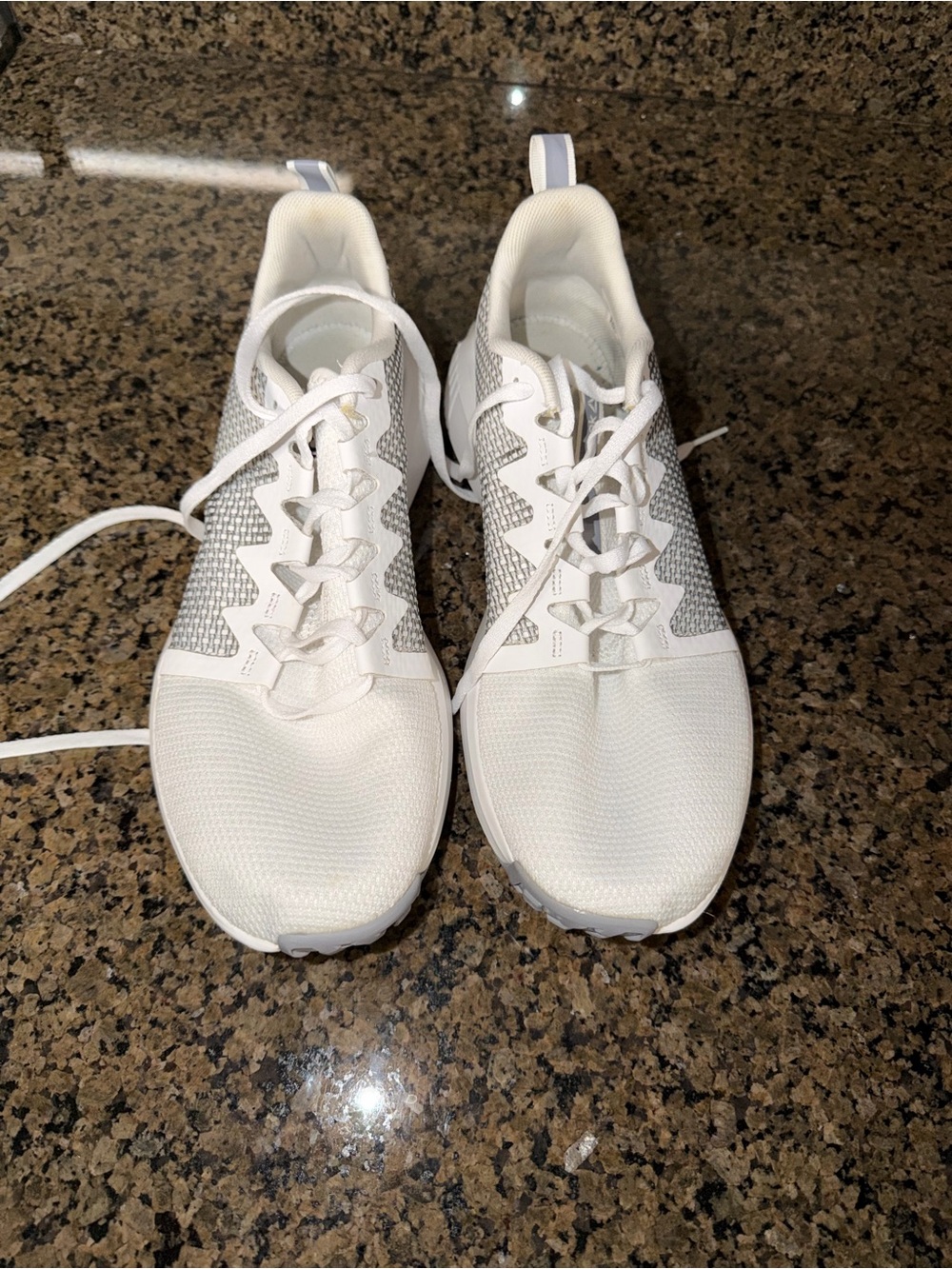Reebok Women’s White Athletic Lace-Up Sneakers